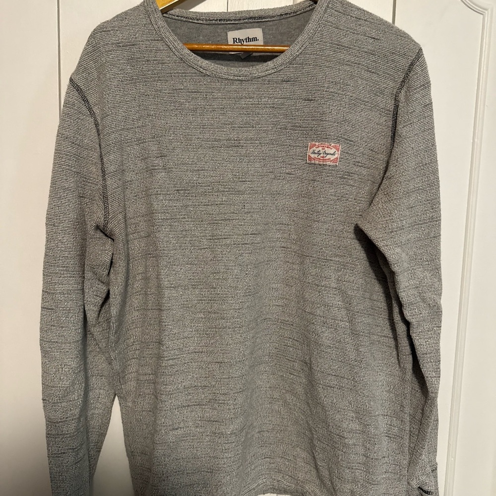 Rhythm. Heather Gray Crewneck Sweater